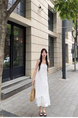 High Quality Vest Dress Women's Summer 2025 New Style French Style Elegance Superior Sense Seaside Vacation Long Skirt White