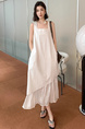 High Quality Vest Dress Women's Summer 2025 New Style French Style Elegance Superior Sense Seaside Vacation Long Skirt White