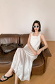 High Quality Vest Dress Women's Summer 2025 New Style French Style Elegance Superior Sense Seaside Vacation Long Skirt White