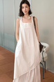 High Quality Vest Dress Women's Summer 2025 New Style French Style Elegance Superior Sense Seaside Vacation Long Skirt White