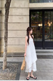 High Quality Vest Dress Women's Summer 2025 New Style French Style Elegance Superior Sense Seaside Vacation Long Skirt White