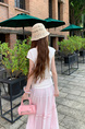 Real Shot Short-Sleeved T-shirt Summer 2025 New Trendy Back Opening Short Slim Round Neck Top Korean Style Women's Clothing Cream
