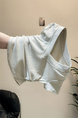 Real shot of Korean sweet hot girl V-neck straight shoulder short-sleeved T-shirt female summer petite short slim gray