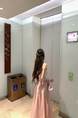 Real Price and Real Shot Dress Women's Lace Stitching French Long Skirt - Light Pink