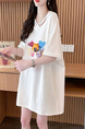 Official Pictures and Real Prices Douyin Quality/Back Collar/Lose Mid-Length Stylish V-Neck Design Top in White