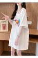 Official Pictures and Real Prices Douyin Quality/Back Collar/Lose Mid-Length Stylish V-Neck Design Top in White