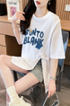 Real Shot and Real Price Douyin Quality/Pure Cotton/Back Collar/Medium and Long Loose Slit Strap Design T in White